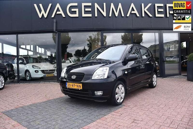 Zwart Gebruikt 2005 Kia Picanto Hatchback | € 2.450 (Eerlijke prijs) - Afbeelding 1/4