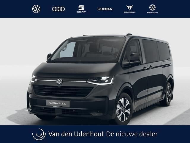 Zwart Nieuw 2025 VW Caravelle Style MPV | € 69.950 - Afbeelding 1/4
