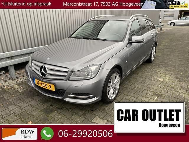 Grijs Occasion 2012 Mercedes C200 Avantgarde Stationwagen | € 6.450 (Eerlijke prijs) - Afbeelding 1/4