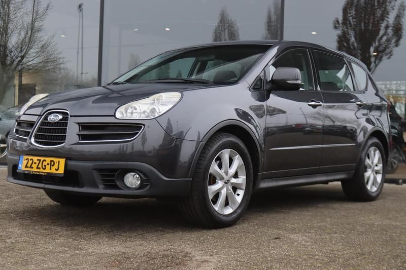 Grijs, metallic lak Gebruikt 2008 Subaru Tribeca Comfort SUV | € 8.900 - Afbeelding 1/4