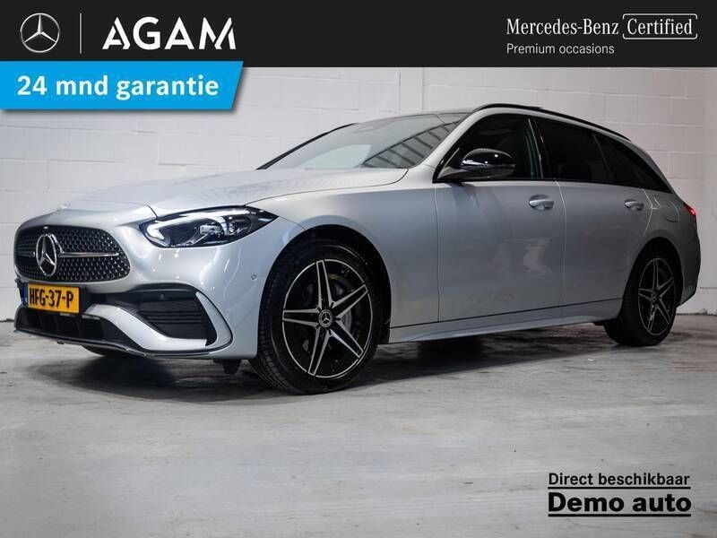 Grijs Gebruikt 2025 Mercedes C300 AMG line Stationwagen | € 57.950 (Eerlijke prijs) - Afbeelding 1/4