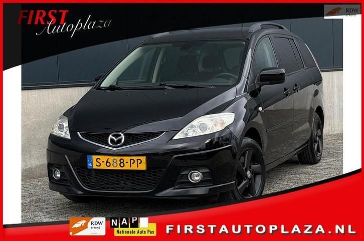 Zwart (metallic) Gebruikt 2008 Mazda 5 MPV | € 3.450 (Eerlijke prijs) - Afbeelding 1/4