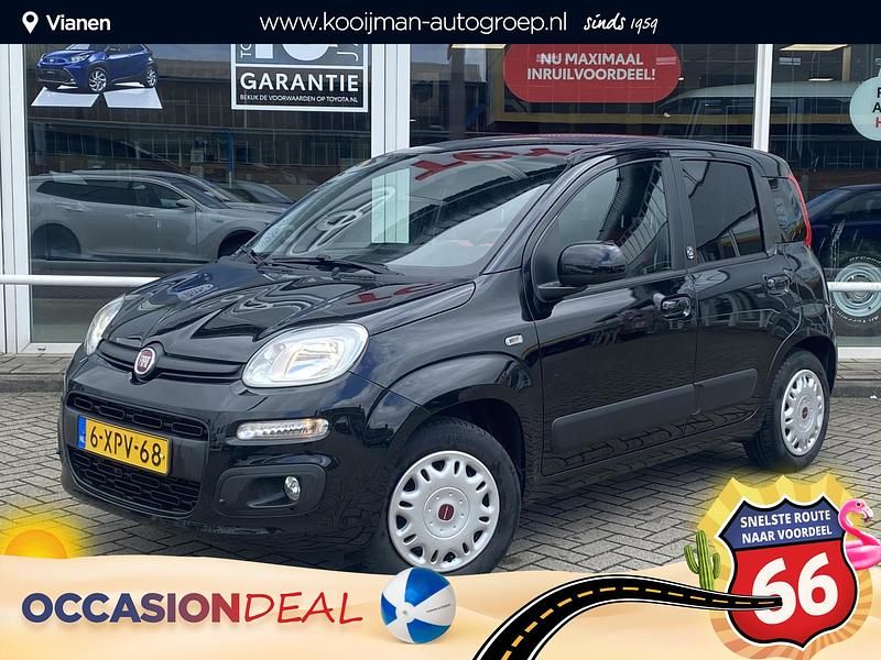 Zwart Gebruikt 2014 Fiat Panda Lounge Hatchback | € 6.750 (Iets duurder) - Afbeelding 1/4