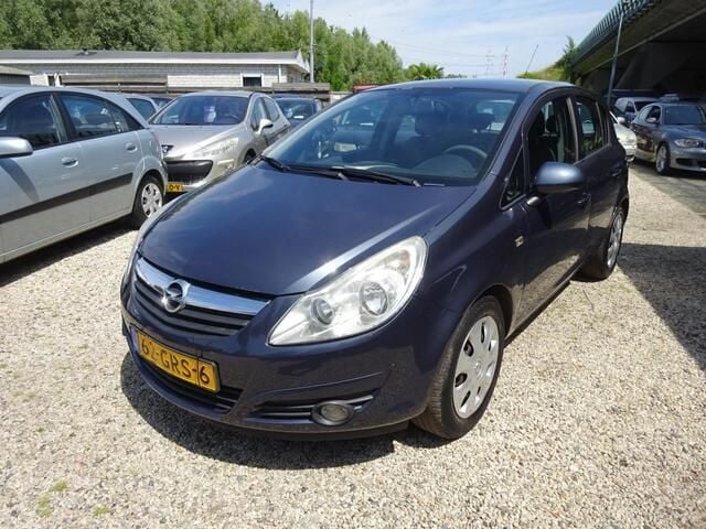 Grijs Gebruikt 2008 Opel Corsa Enjoy Hatchback | € 1.995 (Eerlijke prijs) - Afbeelding 1/4