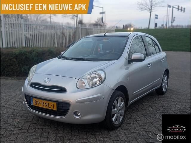 Grijs Gebruikt 2011 Nissan Micra Tekna Hatchback | € 5.549 (Eerlijke prijs) - Afbeelding 1/4