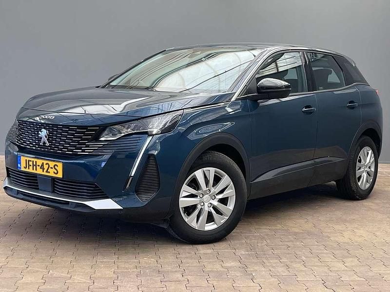 Blauw Gebruikt 2022 Peugeot 3008 Active SUV | € 19.900 (Super prijs) - Afbeelding 1/4