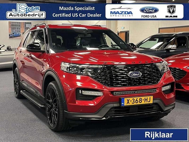 Rood Gebruikt 2020 Ford Explorer ST-Line SUV | € 51.950 - Afbeelding 1/4