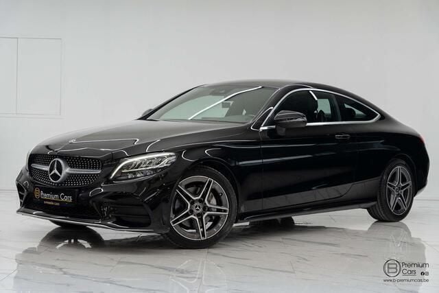 Occasion Mercedes C180 AMG 156 PK (114 kW) 2019 Zwart Coupé