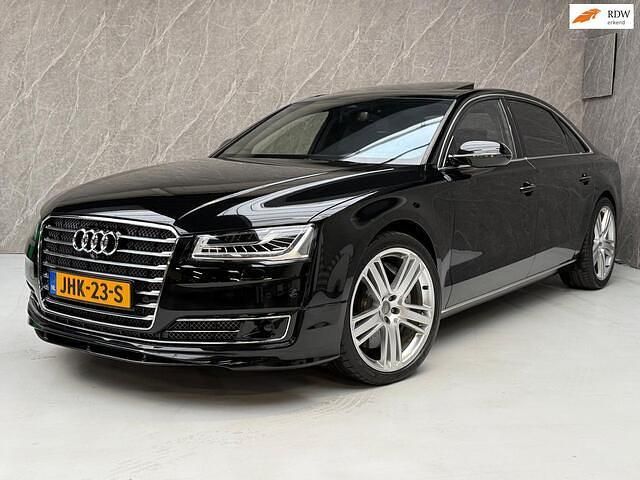 Zwart Gebruikt 2015 Audi A8L Proline Sedan | € 49.950 - Afbeelding 1/4