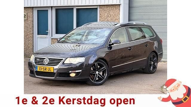 Zwart Gebruikt 2006 VW Passat Highline Stationwagen | € 2.499 (Super prijs) - Afbeelding 1/4