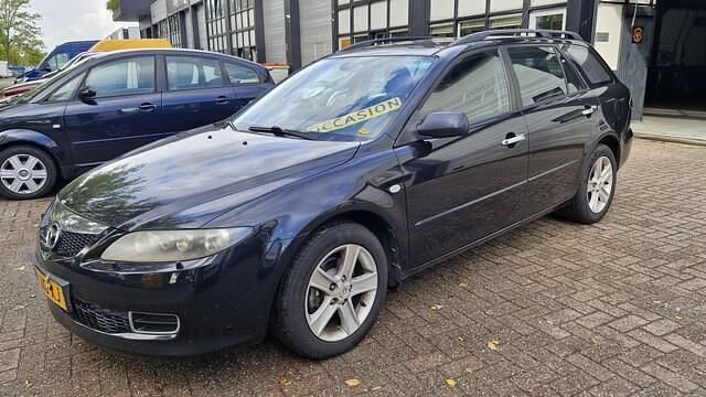 Zwart Gebruikt 2008 Mazda 6 Touring Stationwagen | € 1.950 - Afbeelding 1/4