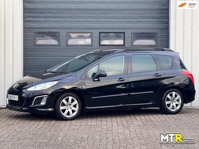 Zwart Gebruikt 2012 Peugeot 308 SW Active Stationwagen | € 5.750 (Super prijs) - Afbeelding 1/4