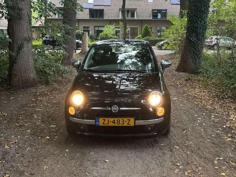 Zwart Gebruikt 2008 Fiat 500 Hatchback | € 4.500 (Iets duurder) - Afbeelding 1/4