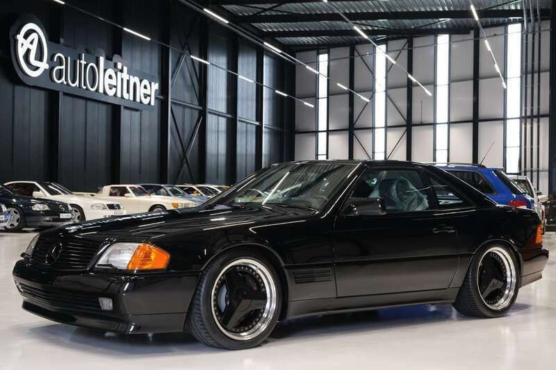 Zwart Gebruikt 1994 Mercedes SL280 Cabriolet | € 127.500 - Afbeelding 1/4