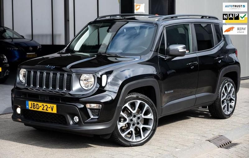 Zwart Gebruikt 2022 Jeep Renegade SUV | € 20.250 (Goede deal) - Afbeelding 1/4