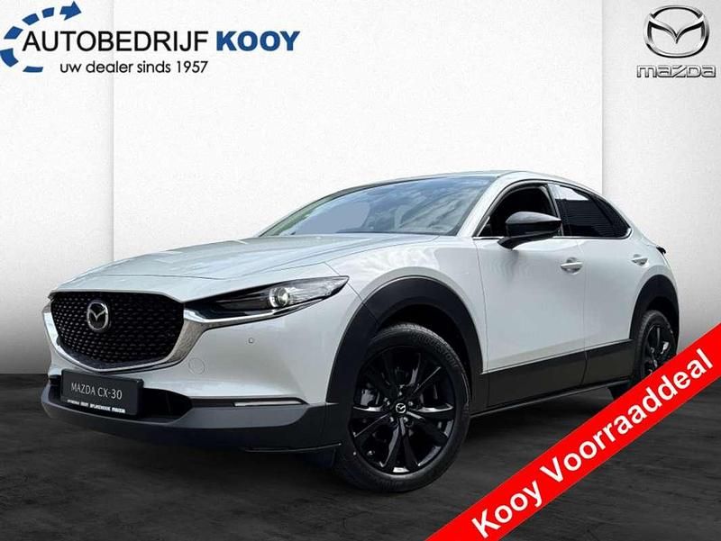 Wit, metallic lak Nieuw 2025 Mazda CX-30 Homura-Line SUV | € 34.900 (Goede deal) - Afbeelding 1/4