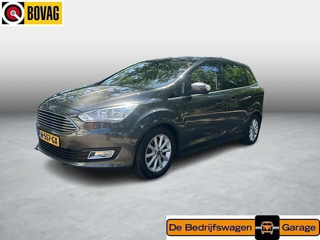 Grijs Gebruikt 2018 Ford Grand C-Max Titanium MPV | € 13.950 (Eerlijke prijs) - Afbeelding 1/4