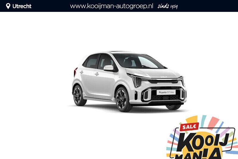 Wit Nieuw 2025 Kia Picanto GT-Line Hatchback | € 22.400 (Goede deal) - Afbeelding 1/1