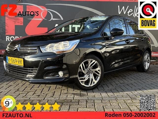 Zwart Gebruikt 2012 Citroën C4 Exclusive Hatchback | € 4.445 (Eerlijke prijs) - Afbeelding 1/4