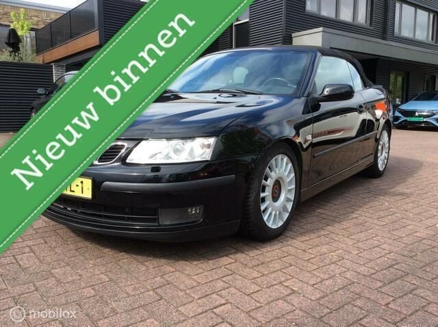 Zwart Gebruikt 2005 Saab 9-3 Cabriolet Aero Cabriolet | € 6.950 (Super prijs) - Afbeelding 1/4