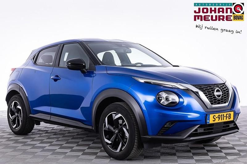 Blauw Occasion 2022 Nissan Juke N-Connecta SUV | € 20.990 (Eerlijke prijs) - Afbeelding 1/4