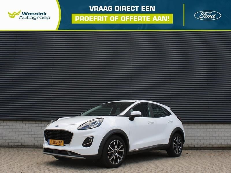 Wit Gebruikt 2020 Ford Puma Titanium SUV | € 16.990 (Super prijs) - Afbeelding 1/4