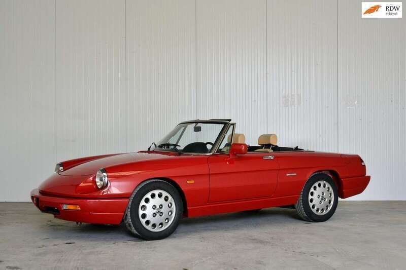 Rood Gebruikt 1991 Alfa Romeo Spider Cabriolet | € 25.999 - Afbeelding 1/4