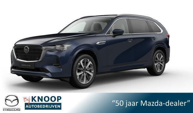 Blauw Nieuw 2025 Mazda CX-80 Takumi-Line SUV | € 73.090 (Eerlijke prijs) - Afbeelding 1/4