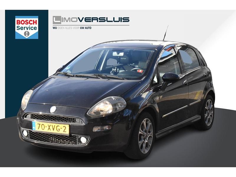 Zwart Gebruikt 2012 Fiat Punto Easy Hatchback | € 4.250 (Eerlijke prijs) - Afbeelding 1/4