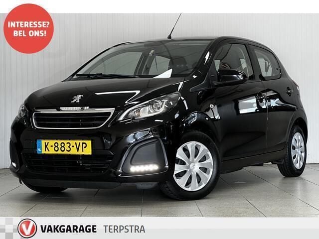 Zwart Gebruikt 2021 Peugeot 108 Active Hatchback | € 7.750 (Super prijs) - Afbeelding 1/4