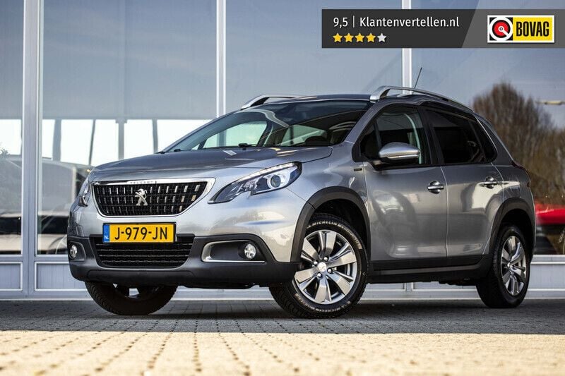 Grijs Gebruikt 2019 Peugeot 2008 Signature Sky SUV | € 12.345 (Goede deal) - Afbeelding 1/4