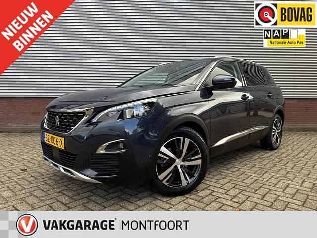 Blauw Gebruikt 2018 Peugeot 5008 Allure MPV | € 18.450 (Super prijs) - Afbeelding 1/4