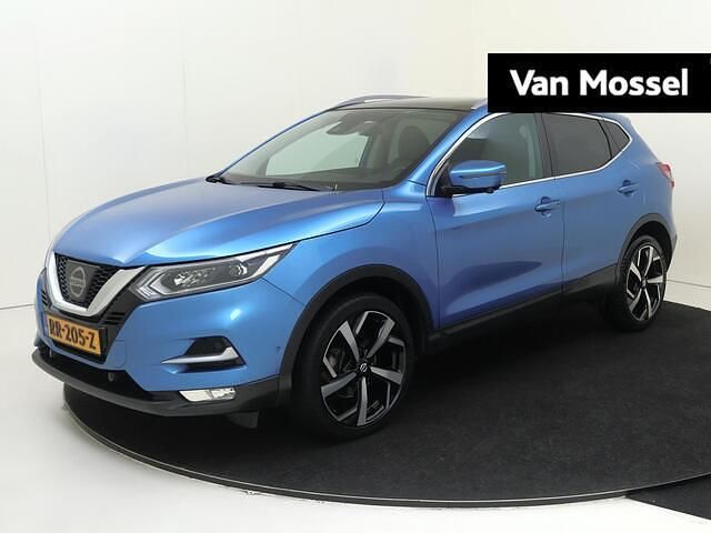 Blauw Gebruikt 2018 Nissan Qashqai Tekna+ SUV | € 18.940 (Eerlijke prijs) - Afbeelding 1/4