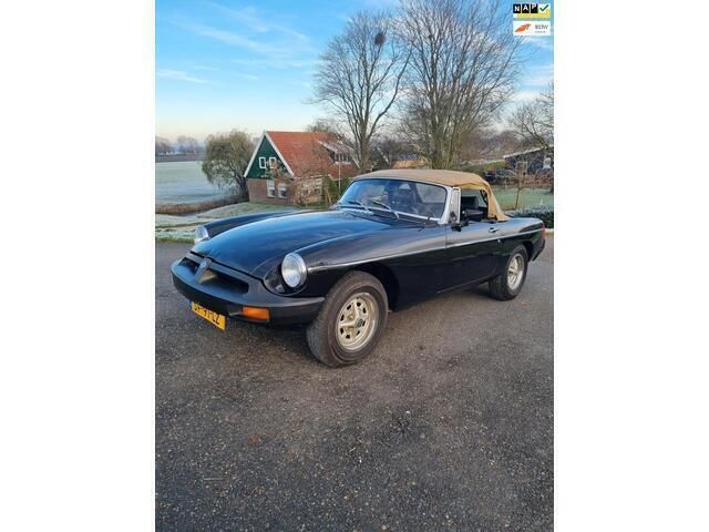 Zwart Gebruikt 1979 MG B Cabriolet | € 9.975 - Afbeelding 1/4