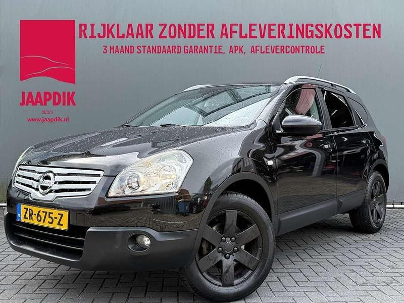 Zwart Gebruikt 2009 Nissan Qashqai +2 Visia SUV | € 6.899 (Iets duurder) - Afbeelding 1/3