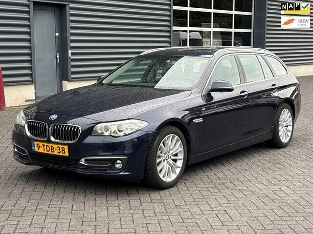 Blauw Gebruikt 2014 BMW 528 Luxury Line Stationwagen | € 9.950 - Afbeelding 1/4