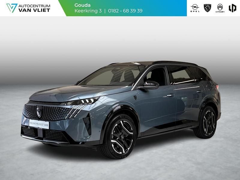 Blauw Occasion 2025 Peugeot e-5008 Avantage SUV | € 47.950 (Goede deal) - Afbeelding 1/4