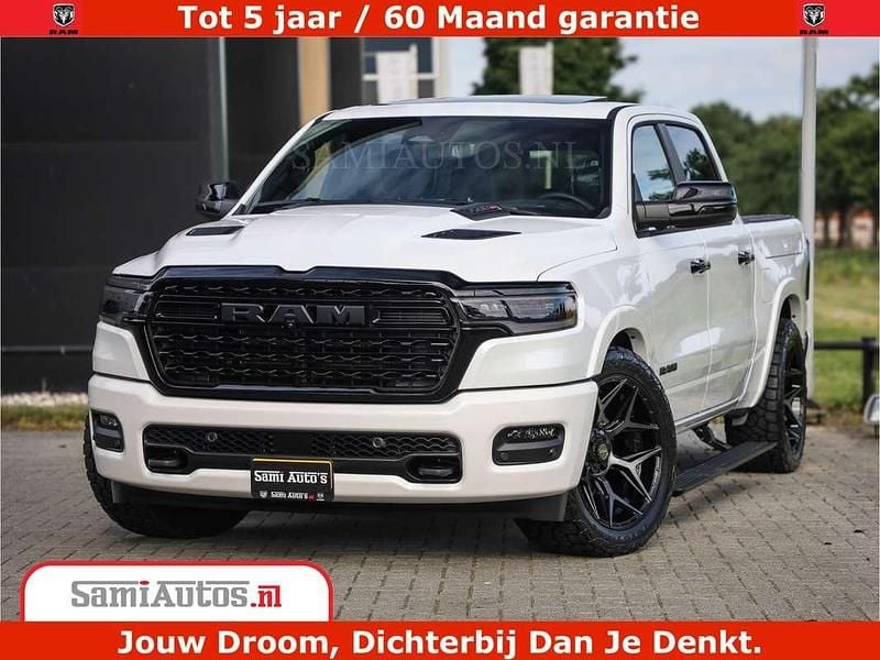 Wit Nieuw 2024 Dodge Ram Limited Pickup | € 87.950 (Eerlijke prijs) - Afbeelding 1/4