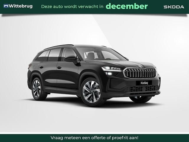 Zwart Nieuw 2025 Skoda Kodiaq Business Line SUV | € 54.190 (Eerlijke prijs) - Afbeelding 1/4