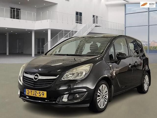 Zwart Gebruikt 2014 Opel Meriva Design Edition MPV | € 4.599 (Goede deal) - Afbeelding 1/4