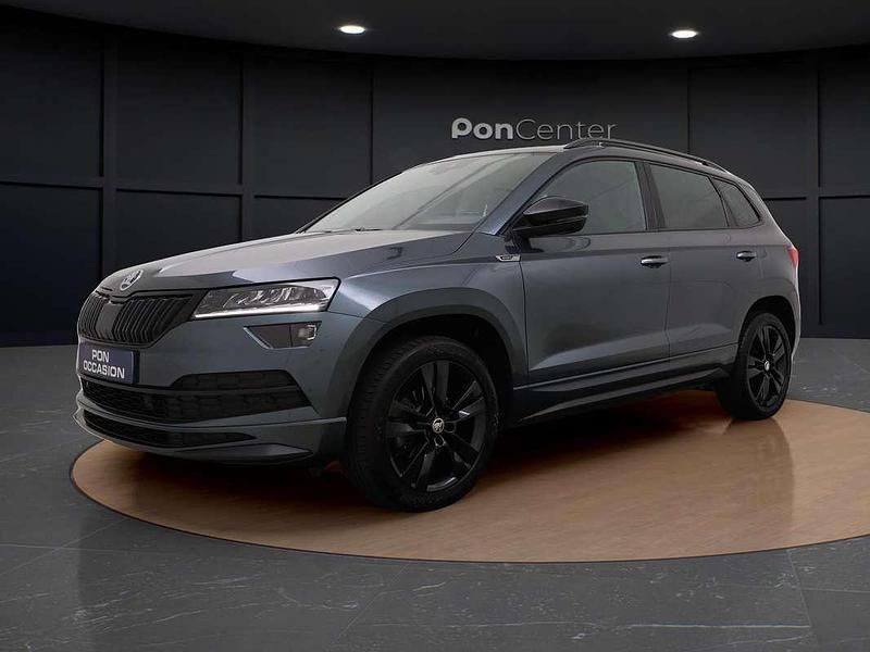 Grijs Gebruikt 2019 Skoda Karoq SportLine SUV | € 24.950 (Goede deal) - Afbeelding 1/4