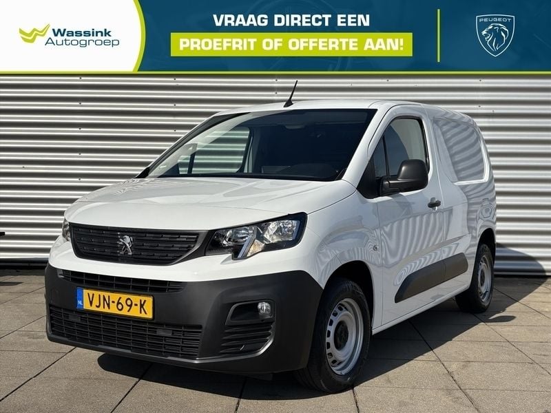 Wit Gebruikt 2021 Peugeot Partner Premium MPV | € 9.940 (Super prijs) - Afbeelding 1/4