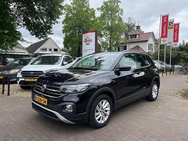Zwart Gebruikt 2019 VW T-Cross Style SUV | € 20.950 (Goede deal) - Afbeelding 1/4