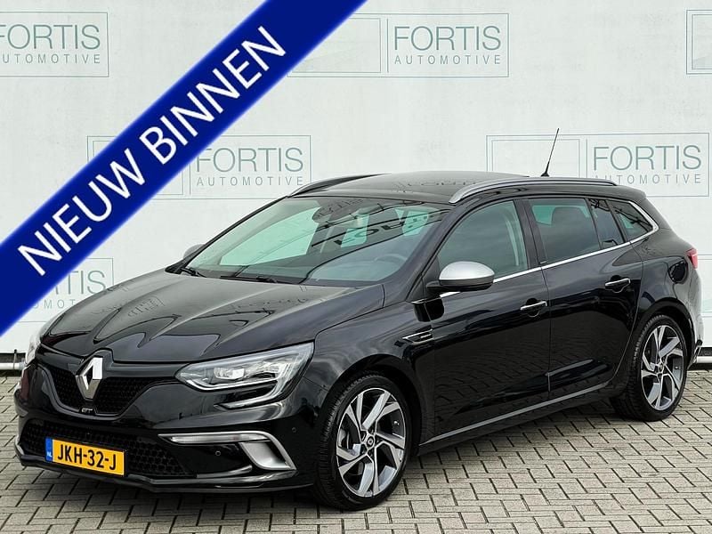 Zwart Gebruikt 2018 Renault Mégane GrandTour GT Stationwagen | € 23.500 (Eerlijke prijs) - Afbeelding 1/4