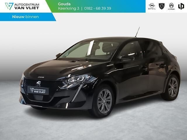 Zwart Gebruikt 2021 Peugeot e-208 Allure Hatchback | € 17.400 (Eerlijke prijs) - Afbeelding 1/4