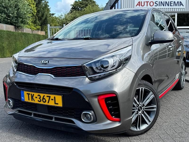 Grijs Gebruikt 2018 Kia Picanto GT-Line Hatchback | € 12.495 (Eerlijke prijs) - Afbeelding 1/4