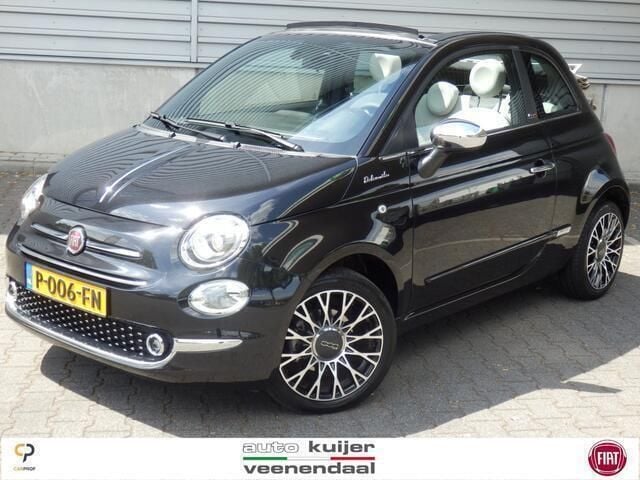 Zwart Gebruikt 2022 Fiat 500C Dolcevita Cabriolet | € 15.440 (Goede deal) - Afbeelding 1/4