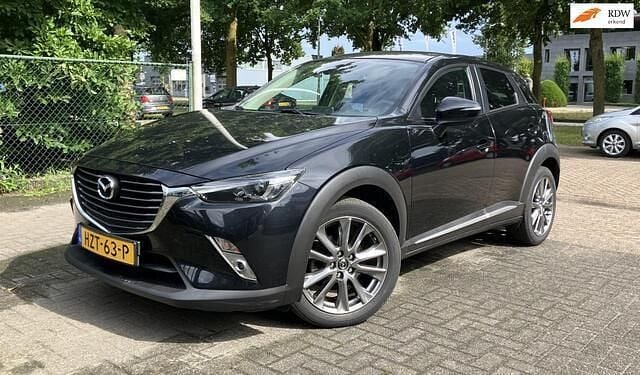 Zwart Gebruikt 2018 Mazda CX-3 Luxury SUV | € 17.950 (Eerlijke prijs) - Afbeelding 1/4