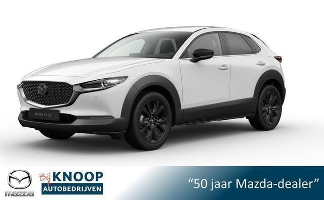 Wit Nieuw 2025 Mazda CX-30 Homura-Line SUV | € 36.640 (Eerlijke prijs) - Afbeelding 1/4