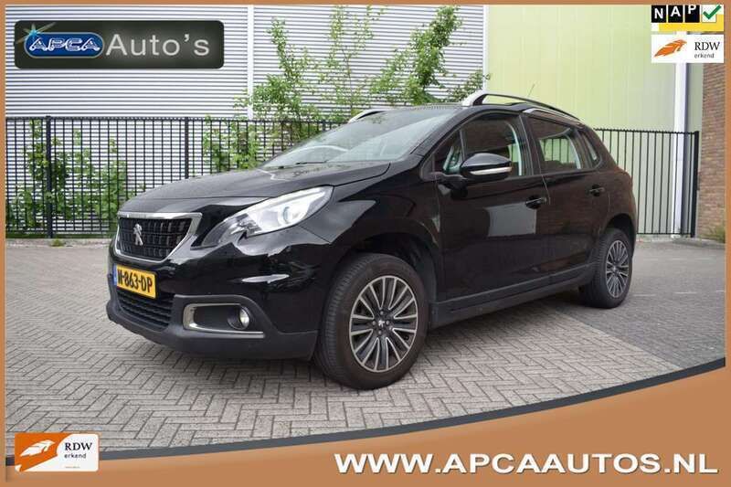 Zwart, metallic lak Gebruikt 2018 Peugeot 2008 Active SUV | € 8.945 (Eerlijke prijs) - Afbeelding 1/4